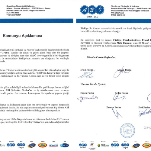 23 Nisan Ulusal Egemenlik ve Çocuk Bayramı'nız ve  Kosova Türkleri Milli Bayramı kutlu olsun   -  Urojme "23 Prill - Dita e Sovranitetit Kombëtar dhe e Fëmijëve"  Dhe "Ditën Kombëtare të Turqve të Kosovës"!